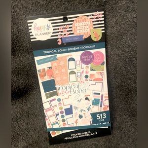 NEW Happy Planner 🍍🌴TROPICAL BOHO🌴🍍 Stickers